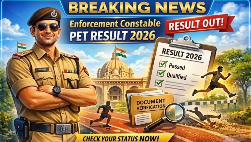 UPSSSC UP Excise Constable Eligibility Result 2026